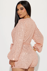 Take Me Dancing Sequin Romper | Dress In Beauty